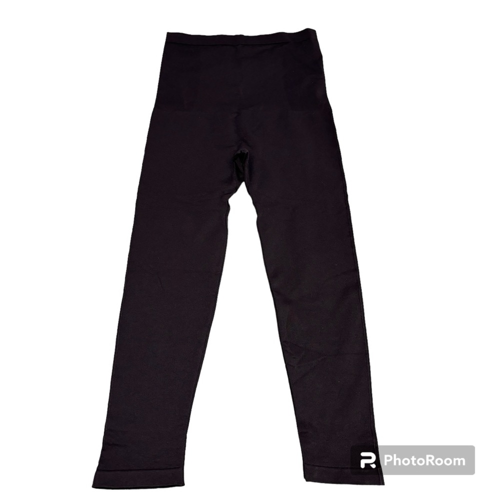 Empetur Leggings Black XL Shape Wear Seamless High Waisted Grip Waist Stretchy